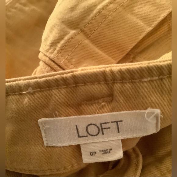 LOFT‎ Petite Pants Cropped Petite Pants High Waist Belted Pants - Picture 4 of 15